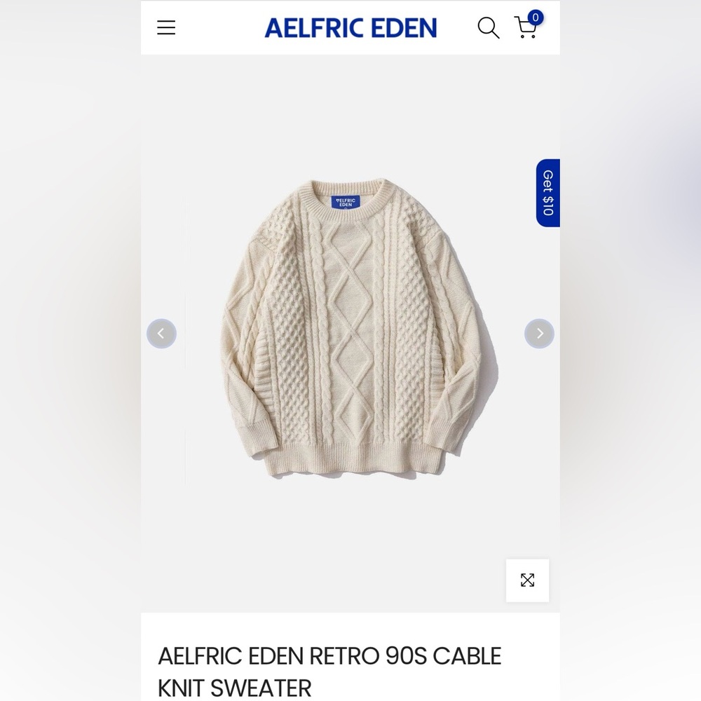 Aelfric Eden Cable Knit Sweater